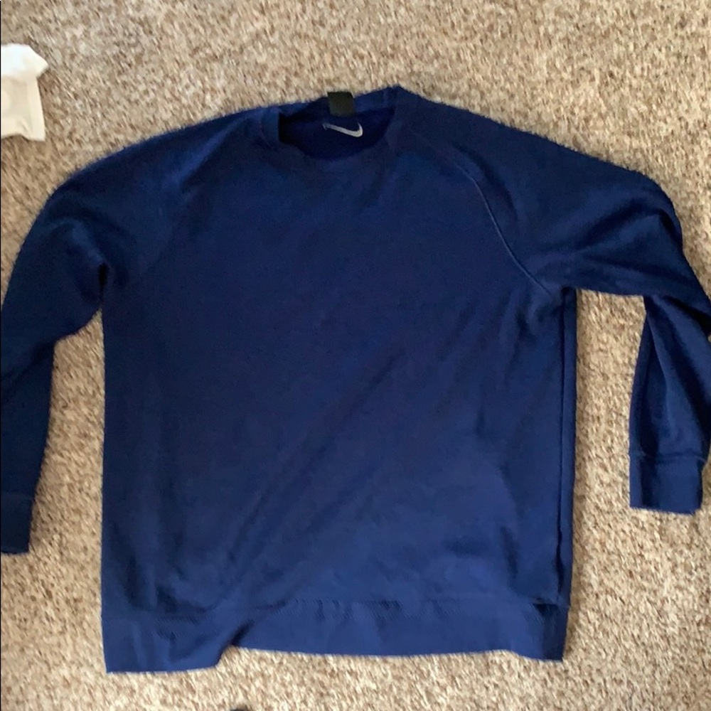 Nike royal blue crew neck sweatshirt